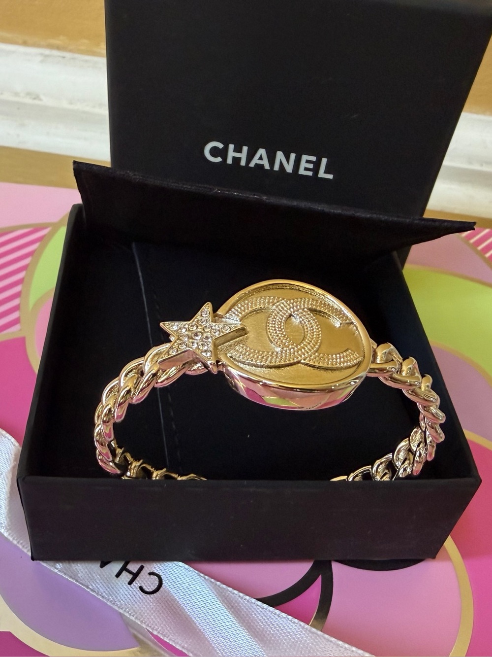 Chanel Gold  Bangle Bracelet
